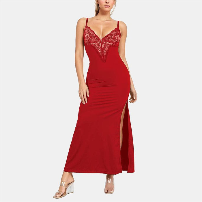 Aurora Belly Contracting And Close-fitting Jumpsuit Dress