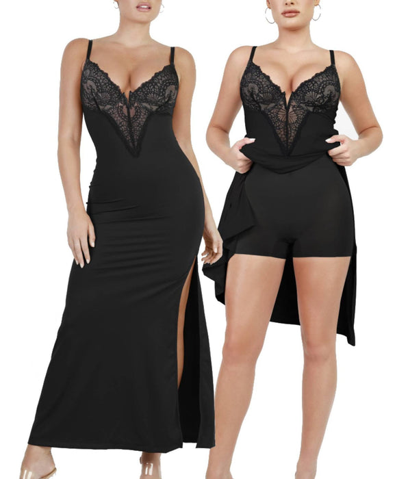 Aurora Belly Contracting And Close-fitting Jumpsuit Dress